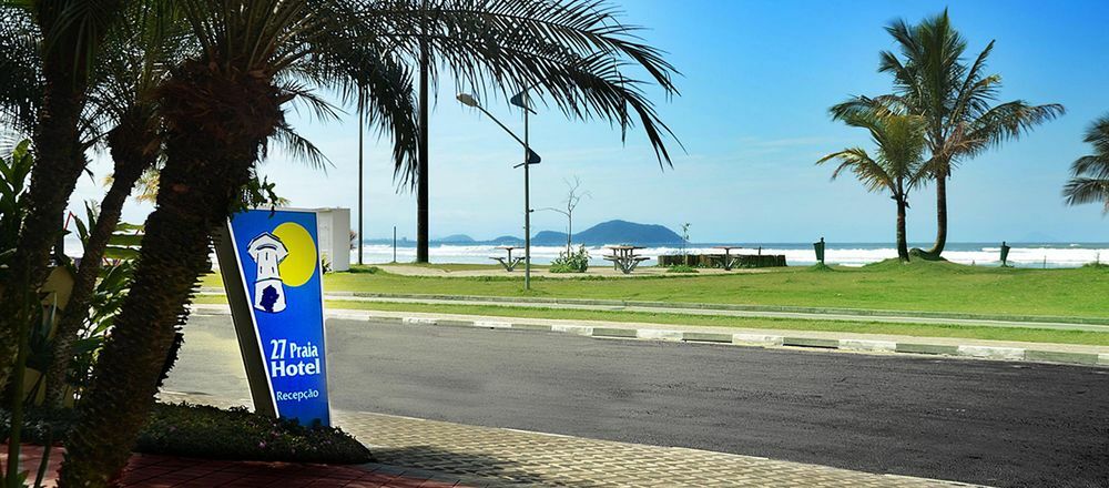 27 Praia Hotel - Frente Mar Bertioga Kültér fotó
